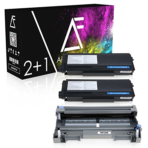 2 Toner + Trommel für Brother TN-3280 DR-3200 HL-5340 DL 5350 5370 5380 D DN DNLT DN 2 LT DW W DW DWLT Praxis