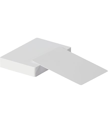 Ursus 828000F - Blanco dominokaarten, wit-blauw, 60 stuks, ca. 4,5 x 9 cm, onbedrukt, van stevig kraftkarton, dikte ca. 1 mm, zelf te ontwerpen