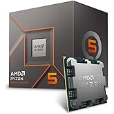 AMD Ryzen 5 8400F 4.2GHz (Turbo 4.4GHz) 6 Core 12 Threads 16MB Cache AM5 Processor, 100-100001591BOX