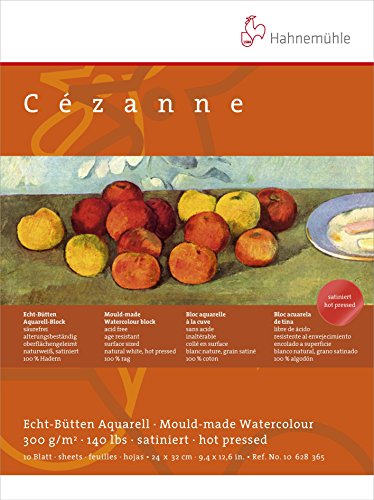 Aquarellblock Cézanne" satiniert, 300g/m², 24x32cm, 10Blatt"