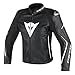 Produktbild Dainese-ASSEN Lederjacke, Schwarz/Schwarz/Weiss, Größe 52