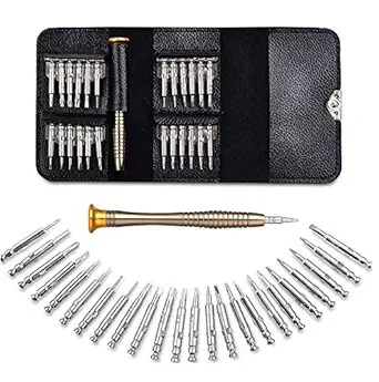 TEC TAVAKKAL 25 in 1 Precision Screwdriver Set Multi Pocket Repair Tool Kit for Mobiles|Laptops|Electronics