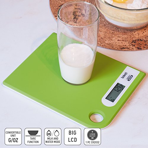 Tatkraft Green Digital Küchenwaage 5Kg mit Aufhängung aus Bequeme Lagerung - 3