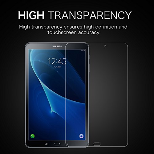 Fintie Samsung Galaxy Tab A 10.1 Panzergla Schutzfolie – Klar HD 9H stark kratzfest Hartglas Displayschutzfolie Glasfolie Screen Protector Displayschutz Folie Displayfolie für Samsung Galaxy Tab A 10,1 Zoll T580N / T585N Tablet (2016 Version) - 4