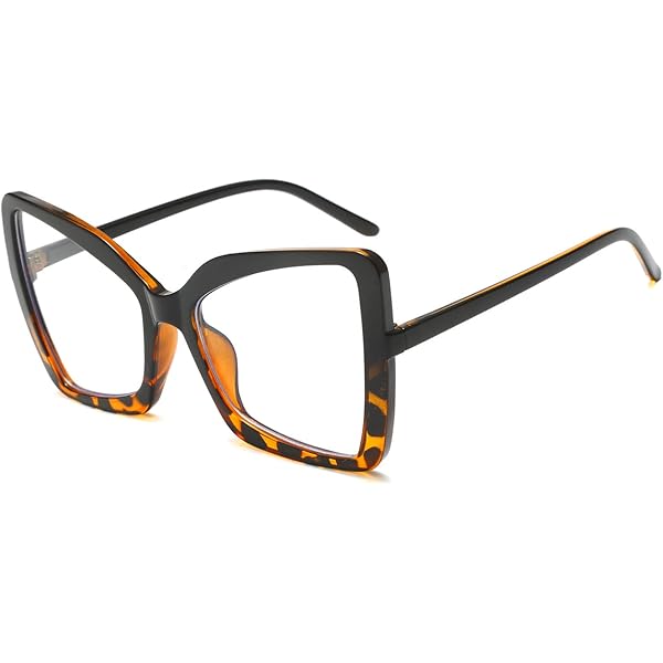 Occhiali Finti Donna Stile Cat Eye Retro - Montatura Gatto Con Lenti Trasparenti | Accessorio Moda Vintage - Foto 3