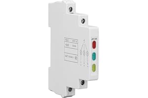 Ouitble DIN-Schienen-Anzeigeleuchte JD9-H3D Schienen-Anzeigeleuchte AC DC Rot/Grün/Gelb Leuchtet PC 20 MA Zur Anzeige von Signalen der Telekommunikationselektrik