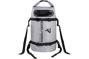 REBELHORN Rollbag Discover 30 l do motocykla trwały wodoodporny łatwy do czyszczenia materiał plandeka 500D szczelne zamknięcie ergonomiczny uchwyt elementy odblaskowe