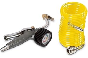 Michelin CA-6718700049 - Kit de aire 5 piezas (pistola inflado, espiral 5 mt., 3 boquillas)