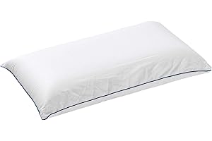 ECUS KIDS EcusKids - Almohada Bebe Cuna de Espuma Natural de Malva 55 cms. Natural, Antiasfixia, Desenfundable, Lavable Funda y Núcleo para Cuna Estándar de 60x120 cms, Blanco