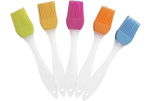 CO-LINK Food Grade Silicone Baking Pastry and Basting Brushes, Heat Resistant, Durable Kitchen Utensils, Easy Clean and Flexible- Perfect for Perfect for BBQ Meat, Grilling, Marinating Meat, Steaks & Much
