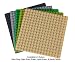 Strictly Briks Premium Dark Gray 5" X 5" Construction Base Plates - 4 Pack Bundle