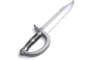 Hoappa PU Foam Sword Weapon Toy for Cosplay Costume Accessory Prop, 37cm Long Realistic Pirate Sword Toy