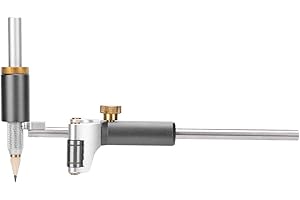 ESTINK Herramienta de Trazador de Lineal de Línea Recta para Carpintería, Herramienta de Dibujo de Línea Paralela de Regla de Doble Propósito