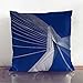 Produktbild Big Box Art "Anthrazit Rückseite erasmusbrücke Rotterdam Holland Bridge" Kissen werfen Kissen, mehrfarbig, 43 x 43 cm