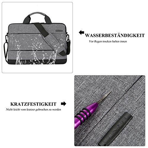 BRINCH 15 6 Zoll Laptop Tasche tragbar notebooktasche Leichtgewichts Tragetasche Handtasche mit Trageriemen f  r Laptop   Tablet   MacBook   Ultrabook