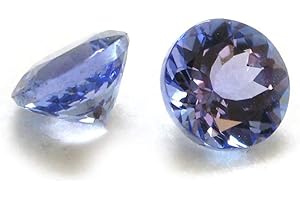 NEERUPAM COLLECTION Neerupma Collection Blau Natürlichen Afrikanisch Tansanit AAA Qualität 2 mm Brillantschliff Runde Lose Edelstein