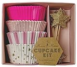 Meri Meri Cupcake-Set Toot Sweet pink