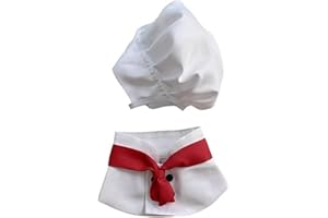 OPEMG 1 Set White Small Dogs Hat Photography Prop Funny Chef Style Pet Headwear Pet Accessories Dog Hats