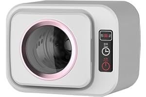 SONLED Mini secadora de ropa portátil eléctrica, secadora de ropa, secadora de ropa compacta de carga frontal, bajo nivel de ruido, para viajes, apartamentos, dormitorios de estudiantes, hoteles, hogar