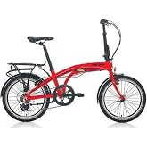 Carraro Flexi 106 20 Jant 6v Katlanır Bisiklet 320 H KIRMIZI SİYAH BEYAZ (GREENWAY BİSİKLET)