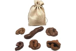 CUHZA Caca Falsa, Realista Caca Falsa, travesura Flotante, Juguete Falso de Caca Falsa, 6 Formas Diferentes de Caca