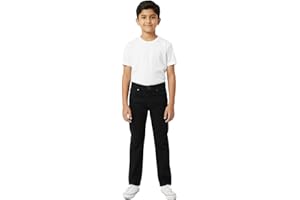 A2Z 4 KIDS A2Z Kids Boys Relaxed Straight Fit Jeans for Teens Stretchy Comfortable Cotton Loose Fit Jeans Age 5-6, 7-8, 9-10, 11-12, 13 & 13-14 Years