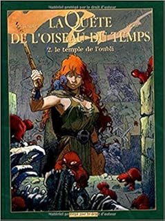 jaquette livre La Quête de l'oiseau du temps, tome 2 : Le Temple de l'oubli