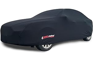 BEXITA Bâche Voiture Intérieure Extensible, Protection de Luxe Contre la Saleté et la Poussière, Doublure Intérieure Douce, Respirante, Anti-poussière, Bache Voiture Noire pour Berline-XL