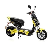 SXT Raptor 1200 con Motor cubo 2 Asiento Bicicleta eléctrica Negro/Amarillo