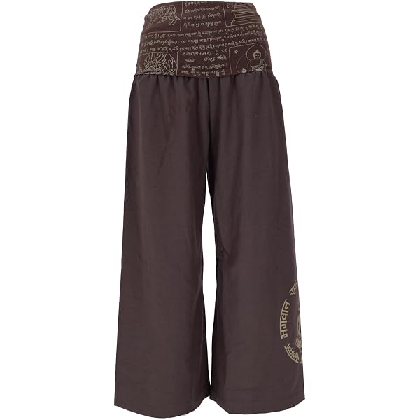 GURU SHOP Bio-Yogahose Mit Minirock Für Damen – Weiche Baumwolle, Femininer Look