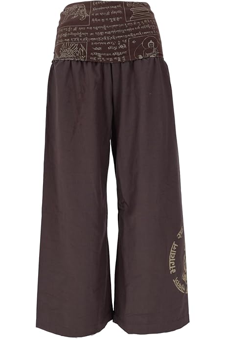 Pantaloni Yoga Uomo GURU-SHOP - Cotone 100%, Vita Alta, Tasca, Comodi E Leggeri - Foto 9