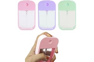 HABNI Flaconi Spray Da 3 Pezzi, Must-Have Per Ragazze Pulite, Spray Disinfettante, Mini Spray, Disinfettante Per Le Mani Da Viaggio, Profumo Bottiglia,Oli E Agenti Fissanti,Per Liquidi Cosmetici