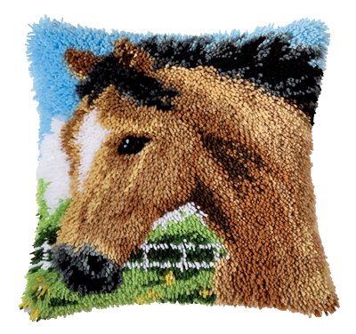 Vervaco PN-0014184 Knüpfkissen 3618 Pferd