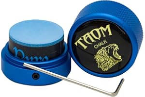 YEUEK TAOM Pool Kreidehalter Runde Form Praktisches Werkzeug Billard Zubehör Magnetische Mini Kreide Spitze Fall Container Runde Box Billard