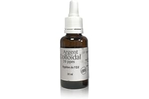 DR.THEISS Dr Theiss - Argent Colloidal 20 PPM - Hygiène de l'Oeil - Nettoie, Apaise, Hydrate - Fabriqué en France - Flacon Goutte 30ml