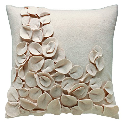 Schöner Wohnen 70090-030-45-45 Kissenhülle Fleur, Größe 45 x 45, natur