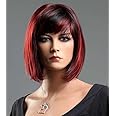 Forever Young UK Ladies Short Black Red Blend Wig in Classy Bob Style