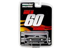 SAST Voiture de Collection Ford Mustang Shelby GT500 Eleanor 60 Secondes Chrono 1/64 Métal