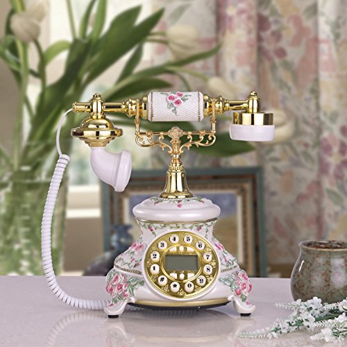 détail Office coréen de l'antique téléphone fixe téléphone vintage ménage caller ID