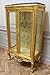 Produktbild LouisXV Barock Vitrine Schaukasten Kasten Schrank Antik Stil AlVi0255GoGoSw Antik Stil Massivholz. Replizierte Antiquitäten Buche Antikmessing.