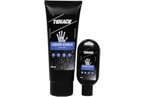 Tenace Magnesio Líquido para Crossfit, Escalada, Gym, Halterofilia, Pole Dance, Padel, Calistenia, Liquid Chalk para Manos, Agarre Extremo, Secado Rápido De Larga Duración. (200ml+50ml)