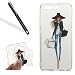 Produktbild Silikon Hülle für Huawei P10,Cover für Huawei P10 HandyHülle,Leeook Kratzfeste Scratch-Resistant Hülle TPU Case Schutzhülle Silikon Crystal Kirstall Clear Case Durchsichtig Modern Einkaufen Mädchen Malerei Muster Transparent Weichem Silikon Schutzhülle Handy Gürtel Tasche Schutzhülle Hülle Case Cover Abdeckung Etui TPU Bumper Schale für Huawei P10 + 1 x Schwarz Eingabestift-Einkaufen Mädchen