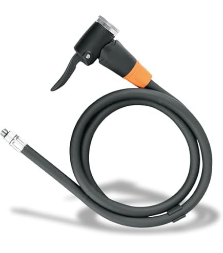 thumbnail image 2 of Digital Bike Tire Inflator - Auto-Detecting Presta/Schrader Valve Gauge With Compressor Hookup 2 of 6