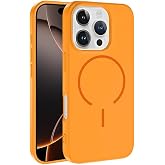 Spia Apple iPhone 16 Pro Max ile Uyumlu Kılıf Kablosuz Turuncu Şarj &Ouml;zellikli Lansman Kapak Orijinal (Apple iPhone 16 Pro Max
