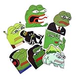 ARUNDEL SERVICES EU 8 Piezas Pepe Sad Frog Pepe la Rana Etiqueta engomada Divertida para el...