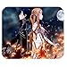 Produktbild Gaming Maus Pad – 220 mm * 180 mm * 3 mm Dimension – Rutschhemmender Gummifu– Sword Art Online Maus Pads