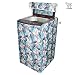 E-Retailer Classic Blue Leaves Design Top Load Washing Machine Cover (Suitable For 6 kg, 6.5 kg, 7 kg, 7.5 kg) RS.375.00