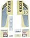 Produktbild RockShox Gold, unteres Bein 30 A1 Aufkleber-Set schwarz Silver/Diffusion Black 26-Inch