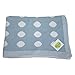 Blue & White Spot Cotton Baby Blanket by Bayla