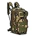 Produktbild squarex 3P Pack Outdoor Rucksack Camouflage Tactical Paket Rucksack Reise Handtasche Rucksack Schule Schultertasche, D